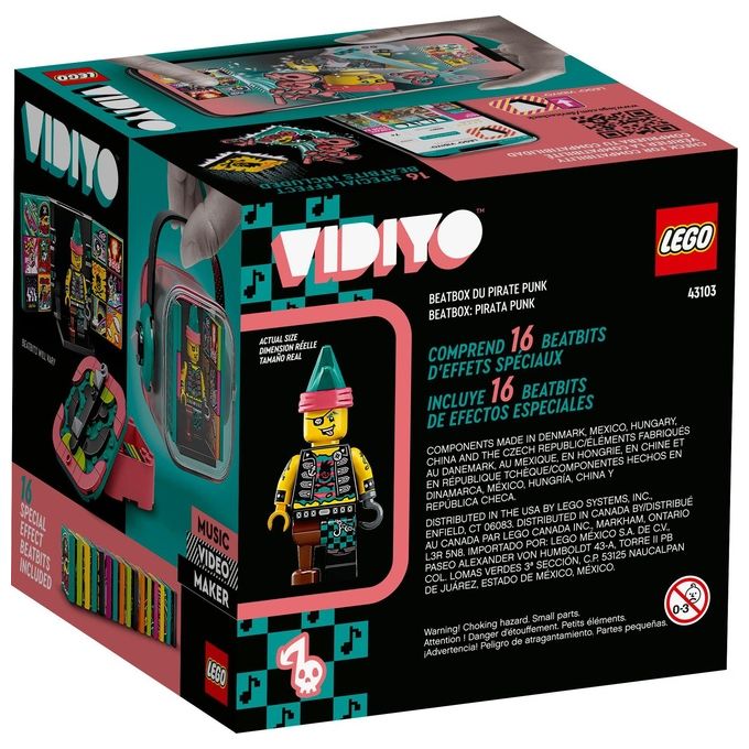 LEGO Vidiyo Punk Pirate BeatBox Creatore Video Musicali con Pirata