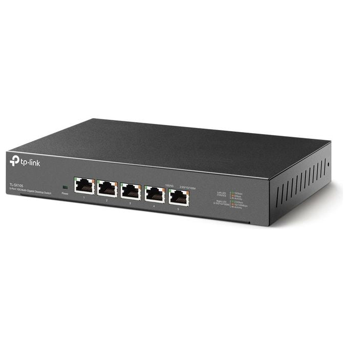 TP-Link TL-SX105 Switch di Rete Non Gestito 10G Ethernet 100-1000-10000 Nero