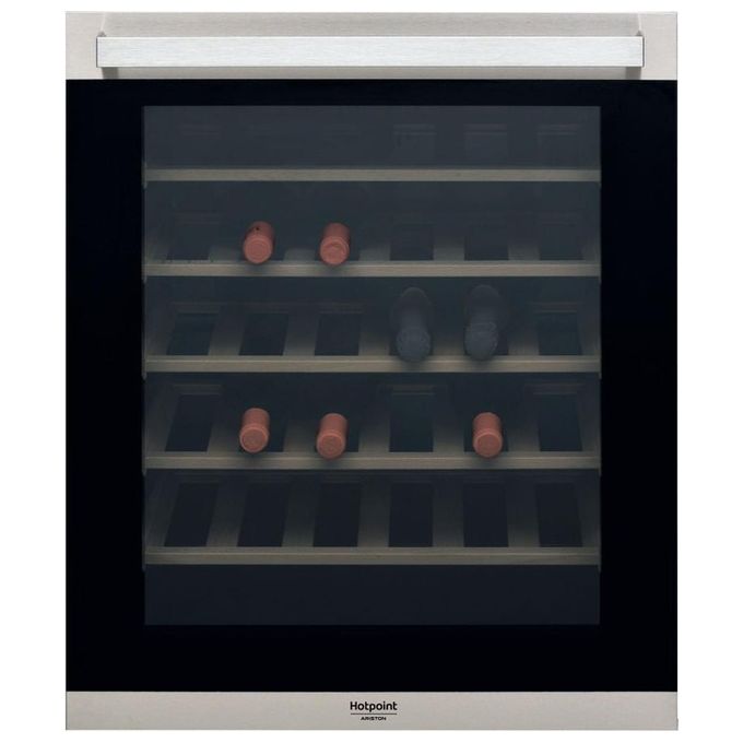 Hotpoint HA7 WC711 Cantinetta Vino 36 Bottiglie Classe energetica G 5 Ripiani in rovere 68 cm Nero