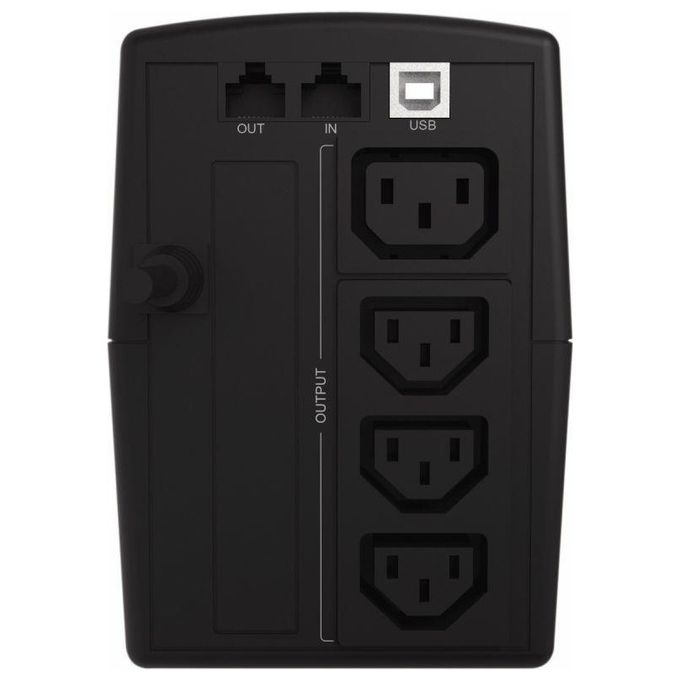Conceptronic ZEUS07E Gruppo di Continuita' Ups a Linea Interattiva 1 Kva 600W 4 Prese Ac