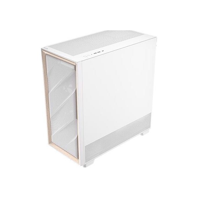 Antec Flux Wood White 5 Ventole Pwm Incluse Pannello Frontale ad Alto Flusso d'aria con Legno di Betulla Type-C Radiatore da 420mm e Supporto per Scheda Madre con Connessione Posteriore