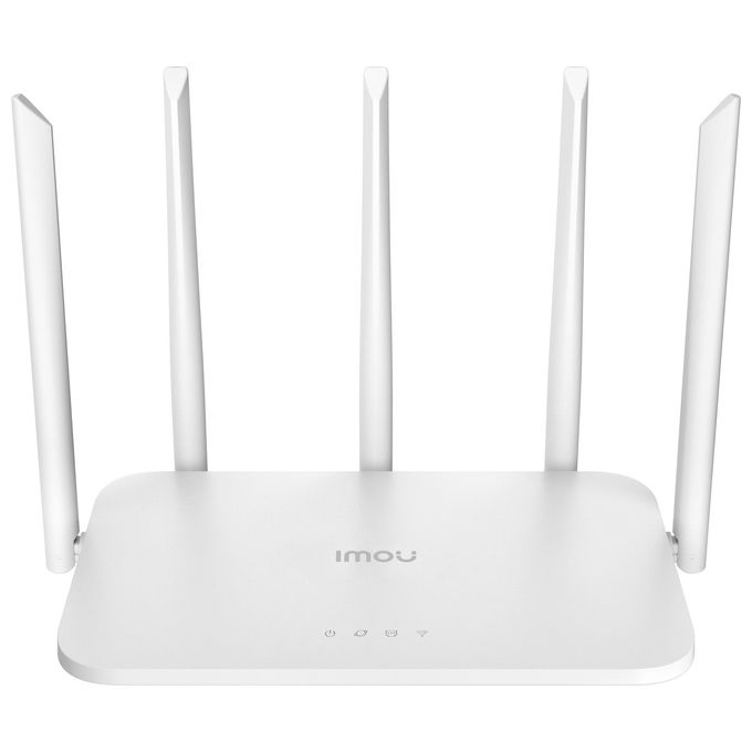 Imou Security Cameras Router Wi-Fi 6 1 Wan e 3 Lan Gb 3000 Mbps 6 Antenne ed IP