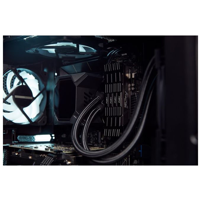 Kingston FURY Renegade DDR4 Kit 32Gb 2x16Gb DIMM 288-PIN 3600 MHz - PC4-28800 CL16 1.35 V senza Buffer non ECC Nero