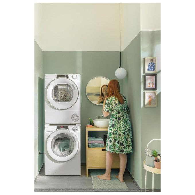 Candy RO4 1274DWMT-1-S Rapidó Lavatrice Slim 7 Kg 1200 rpm Classe A Wi-Fi Vapore Inverter (85x60x45 cm) colore Bianco