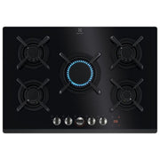 Electrolux KGG753753K Piano Cottura da Incasso a Gas 5 Fuochi 75 cm colore Nero