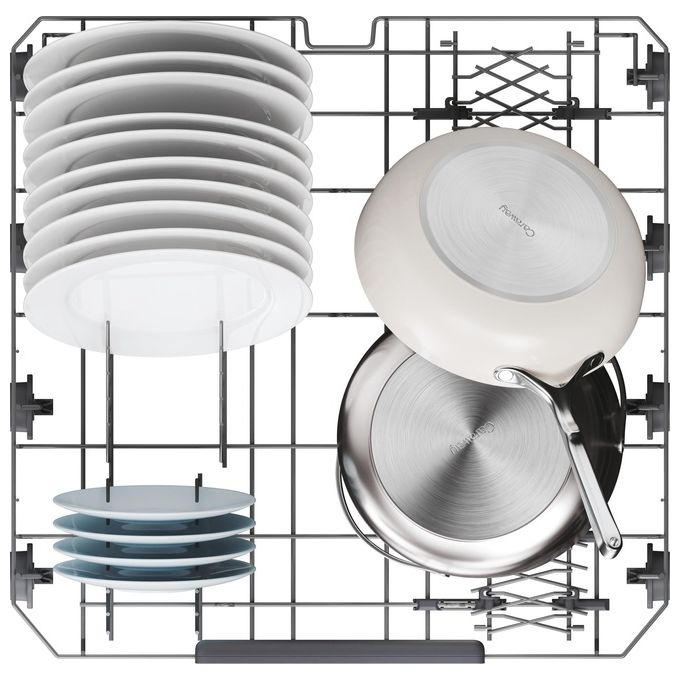 Candy RapidÓ CF 6C4F1X Lavastoviglie libera installazione 16 Coperti Wi-Fi  BLE Connesso 8 Programmi Smart Basket e Smart Door Classe C Inox
