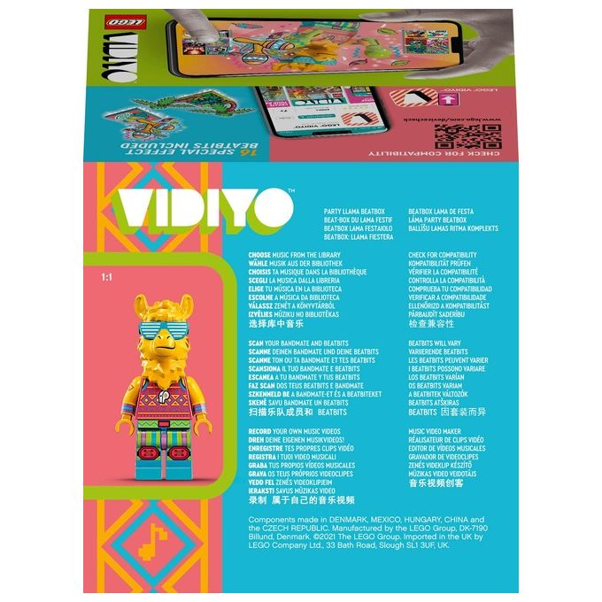 LEGO Vidiyo Party Llama BeatBox Creatore Video Musicali con Lama