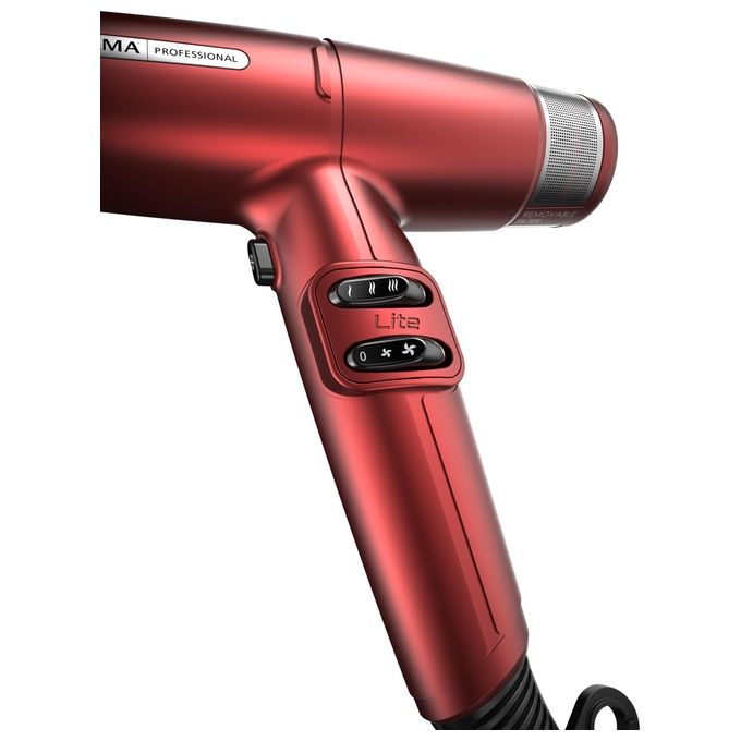 Ga.Ma PH6030 Asciugacapelli Professionale iQ Lite Perfetto 1600W Rosso