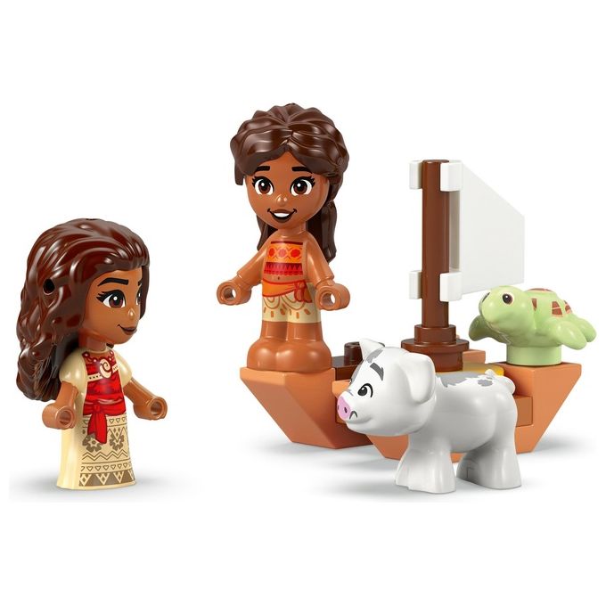 LEGO Set Disney Moana Divertimento sull'Isola di Vaiana 43260 Blocchi Creativi per Bambini e Appassionati di Costruzioni
