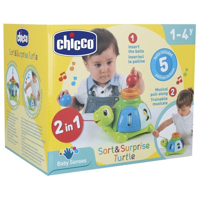 Chicco Gioco Tartaruga Incastra e Tira