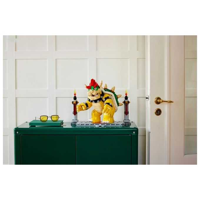 LEGO Super Mario 71411 Il Potente Bowser, Kit di Costruzioni per Adulti, Idee Regalo, Personaggio Snodabile 3D da Collezione