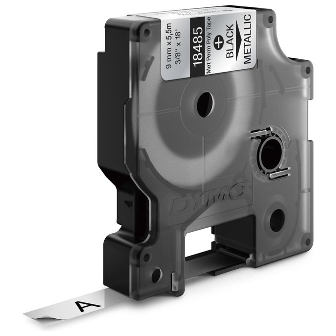 Dymo Nastro 9mmx5.5m Poliestere Ne Met