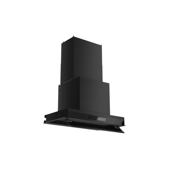 Silverline 3129 Inside 3 3129.6.733.24 Cappa Cucina Aspirante a Parete Larghezza 60 cm Profondita' 35 cm Capacita' 620 m3-h Classe A colore Nero