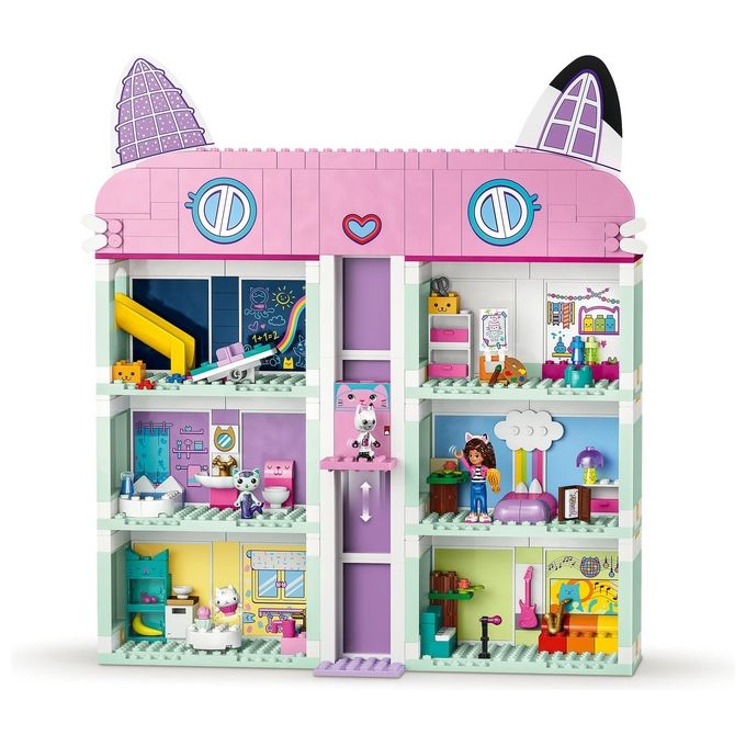 LEGO 10788 La Casa delle Bambole di Gabby, Casa Giocattolo a 4 Piani e 8 Stanze con i Personaggi di Gabby, Regalo Bambini 4+