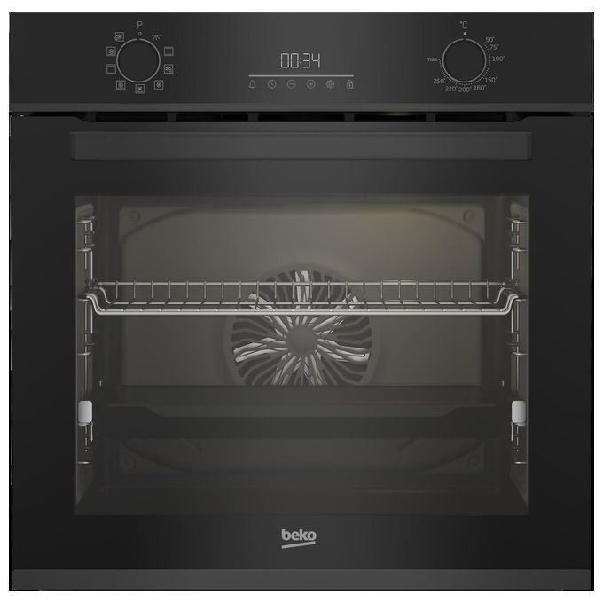 BEKO b300 BBIM13300CDXE Forno Elettrico 72 Litri 3300W Classe Energetica a Nero