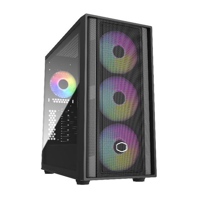 Cooler Master MasterBox 600 Case Mid-Tower E-ATX Airflow Back
