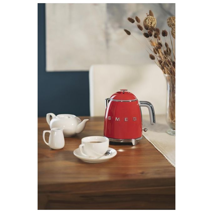 Smeg KLF05RDEU Bollitore 0.8 Litri Stile Rosso 50's Style