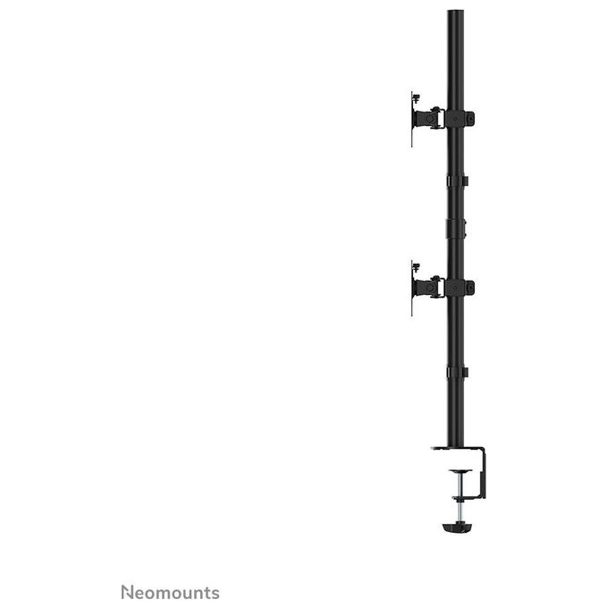 NewStar Montaggio a Scrivania per 2 Display Lcd Tilt and Swivel Nero Dimensione Schermo 10''-32