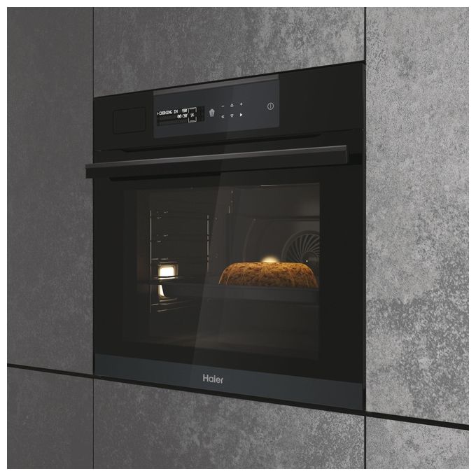 Forno Haier I-Message Steam Series 6 HWO60SM6S9BH - Vapore, Pirolisi, Classe A+