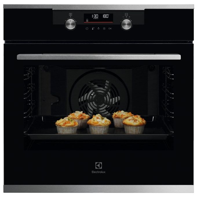 Electrolux KODDP66X Forno Elettrico da incasso Multifunzionale 72 Litri Classe A+ con Grill e Funzione Vapore colore Nero