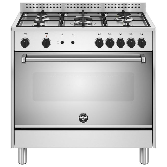 La Germania AMN965LEXV24 Cucina a gas 5 fuochi con forno elettrico multifunzione Classe A Inox