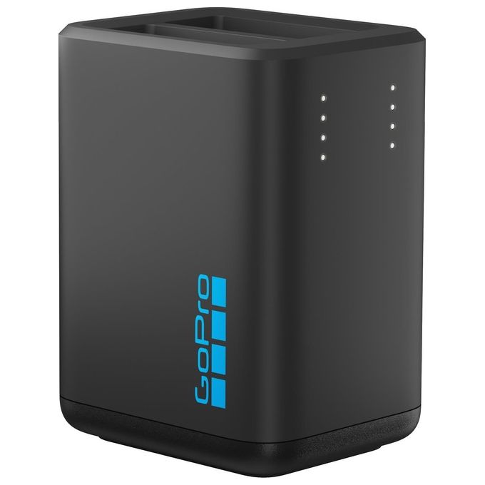 GoPro Batteria Action Cam Dual Battery con Caricatore Nero