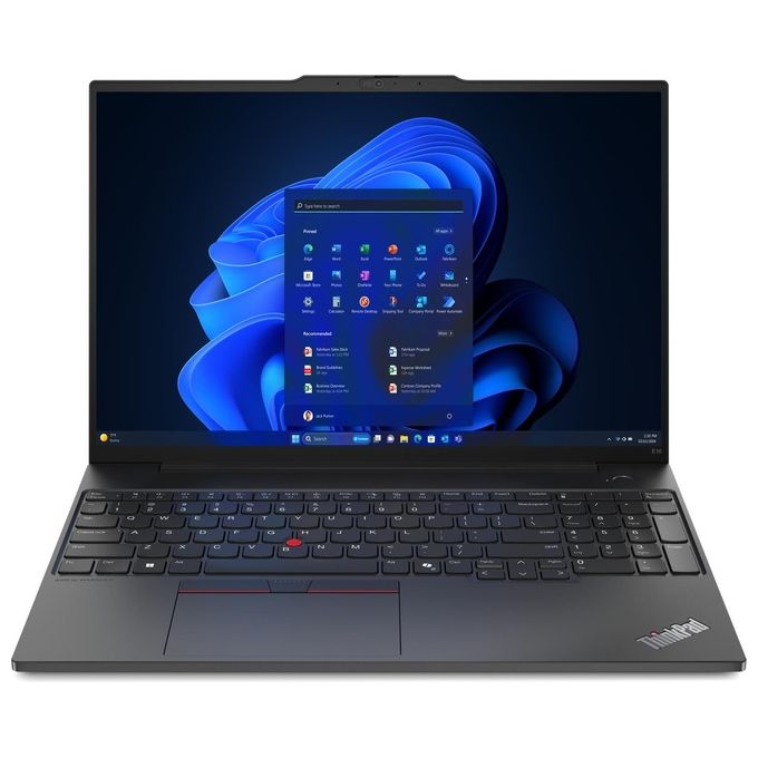 Lenovo k E16 Gen 2 Amd Ryzen 7 7735hs 16Gb Hd 512Gb Ssd 16'' Windows 11 Pro