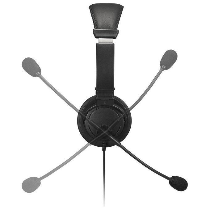 Kensington K33065WW Cuffie PC USB Tipo A Sovraurali con Microfono Controllo Volume Cavo 1,8 m colore Nero