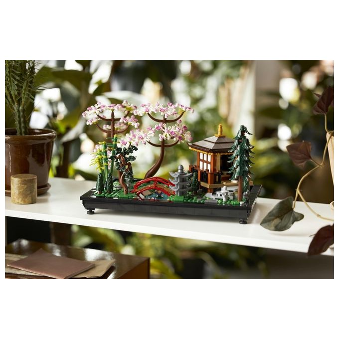 LEGO Icons 10315 Il Giardino Tranquillo, Kit Giardino Botanico Zen per Adulti con Fiori di Loto, Regalo per Donna e Uomo