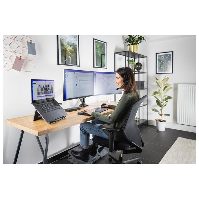 Kensington K75404EU Mouse Pro Fit Ergo wireless 6 pulsanti DPI regolabili 800 1200 1600 connessione wireless 2.4 GHz e Bluetooth colore Nero