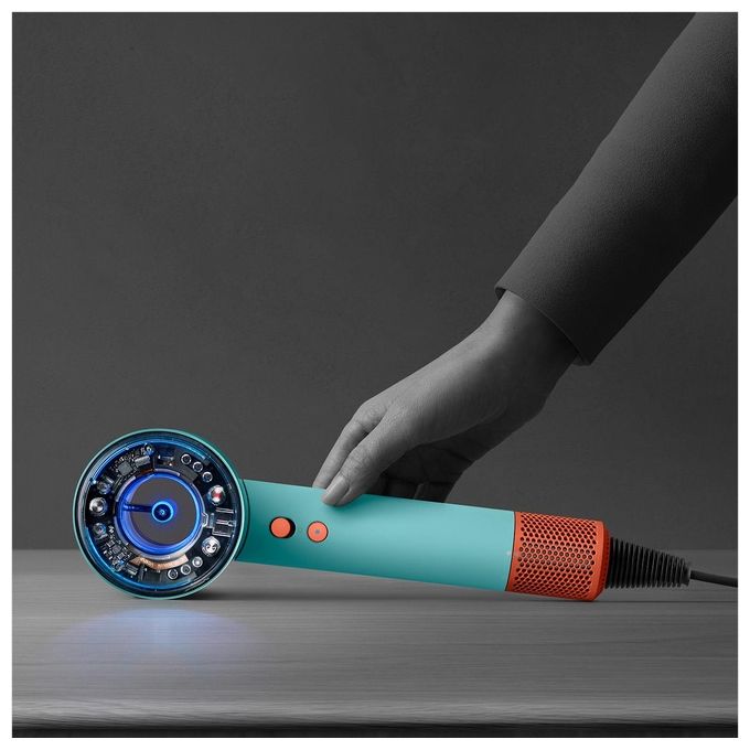 Dyson Super Sonic Nural Asciugacapelli 1600W 4 Temperature con Accessori Acquamarina