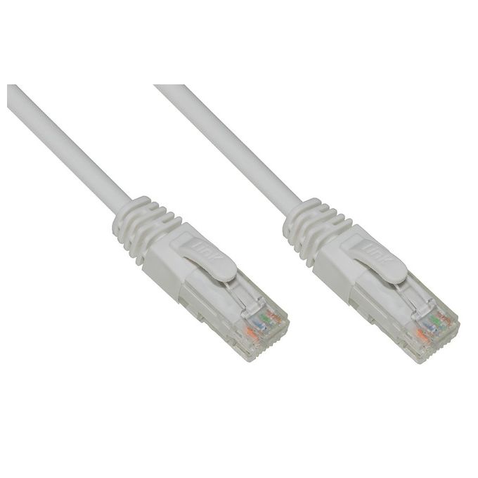Link Cavo di Rete Categoria 6a Non Schermato Utp Awg24 Grigio Halogenfree 2mt