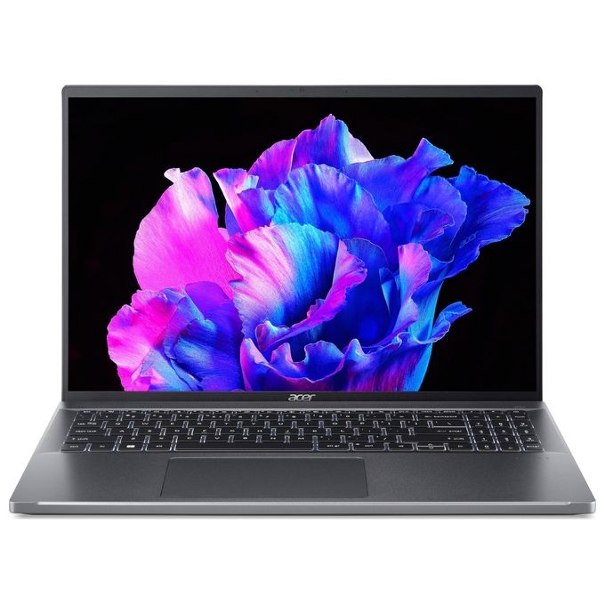 ACER Swift Go 16 SFG16-71-72JL – Notebook 16″ 3.2K OLED Intel Core i7-1355U 16 GB RAM 512 GB SSD Intel Iris Xe Graphics Windows 11 Home Grigio