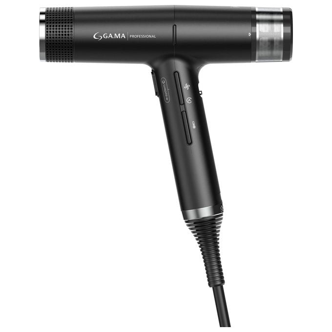 Ga.Ma Asciugacapelli Professionale iQ1 1900W Nero PH6065 per Risultati Perfetti e Veloci Ideale per Acconciature di Qualita' Superiore