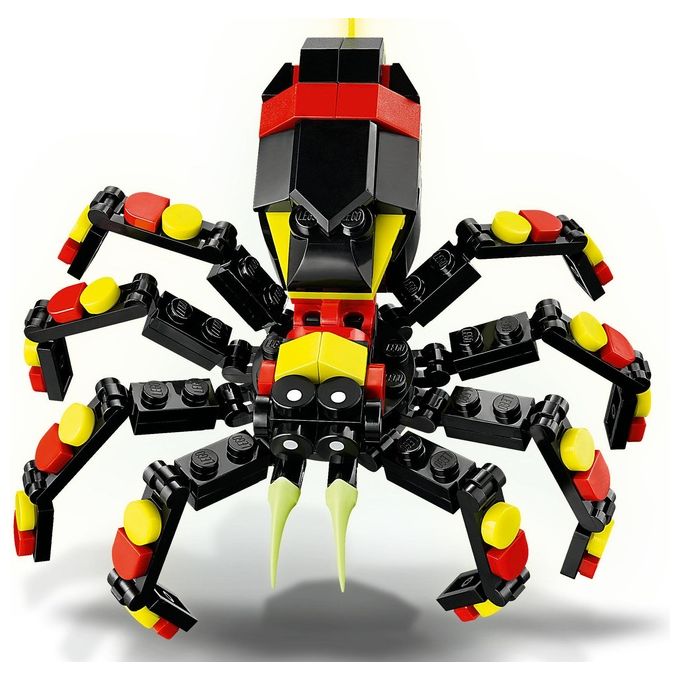 LEGO Set Animali Selvatici 31159 Ragno Trasformista Creator 3 in 1 Modellismo Creativo e Divertente per Appassionati di Costruzioni