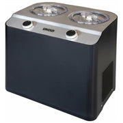 Unold Doppio Gelatiera 2.4 Litri 250W Nero-Acciaio Satinato