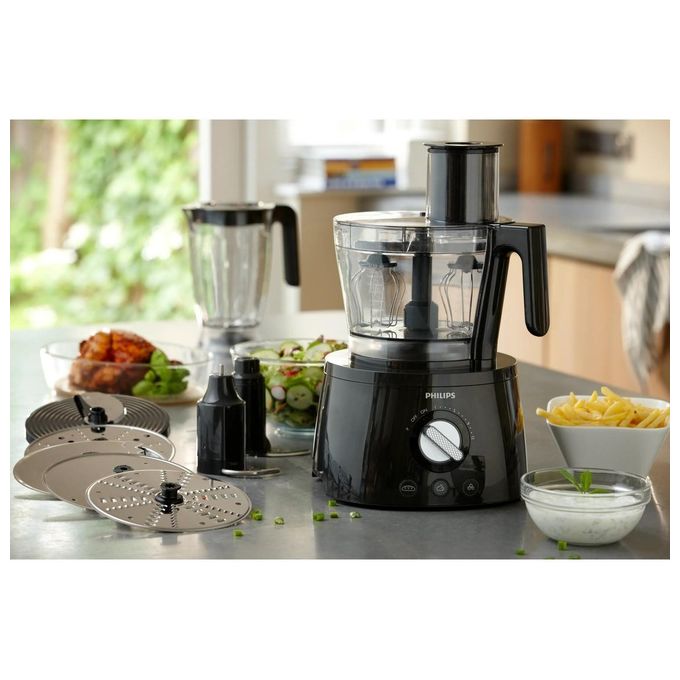 Philips HR7776-90 Avance Collection Robot Da Cucina 1300 W 3,4 Litri Compatto 3 in 1 Nero