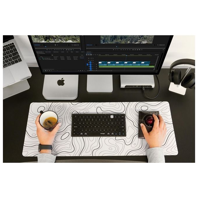 Kensington K50424WW Supporto Universale per Laptop Altezza Regolabile 151-200 mm Inclinazione 0-45° Materiale Acciaio Alluminio Silicone colore Argento