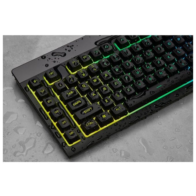 Corsair K55 Pro Tastiera Gaming a Membrana Cablata Led RGB Zone Layout IT