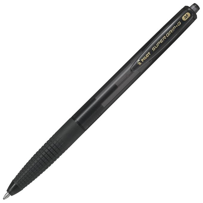Pilot Confezione 12 Penne SuperGrip a Scatto 1mm Nero