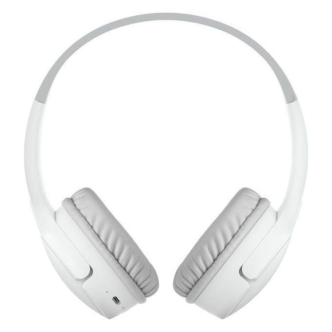 Belkin SoundForm Mini Cuffie Wireless per Bambini con Microfono Bianco