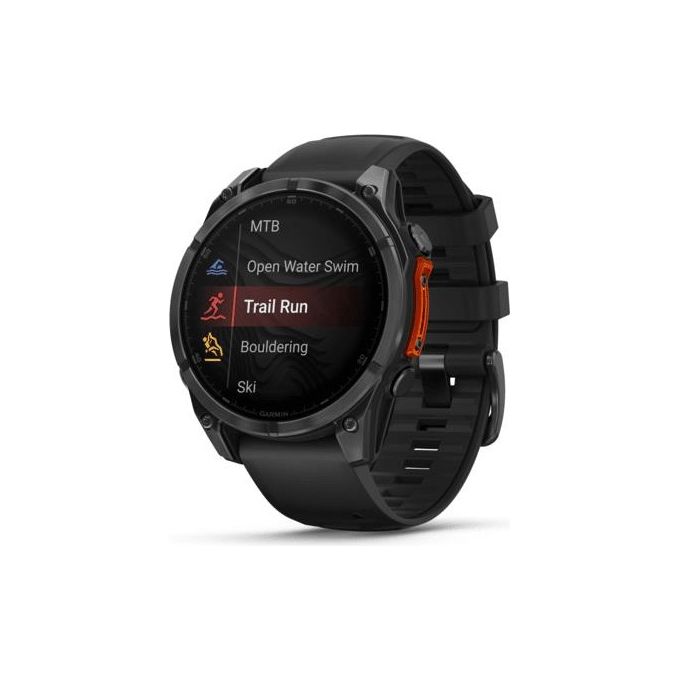 Garmin Fenix 8 Amoled 47mm 1.4'' GPS Outdoor Sport Salute Notifiche Slate Grey and Black