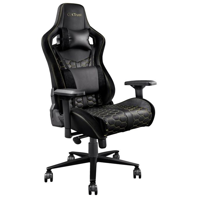 Trust GXT 712 Resto Pro Sedia per Gaming Universale Nero-Giallo