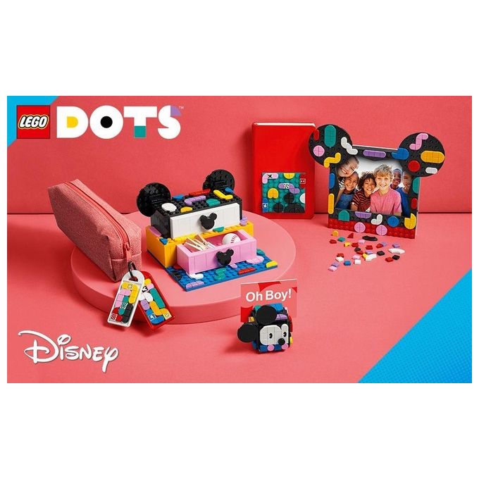 LEGO 41964 DOTS Il Kit Back to School di Topolino e Minnie Set Creativo con 669 Pezzi 10 Tessere Esclusive colore Multicolore