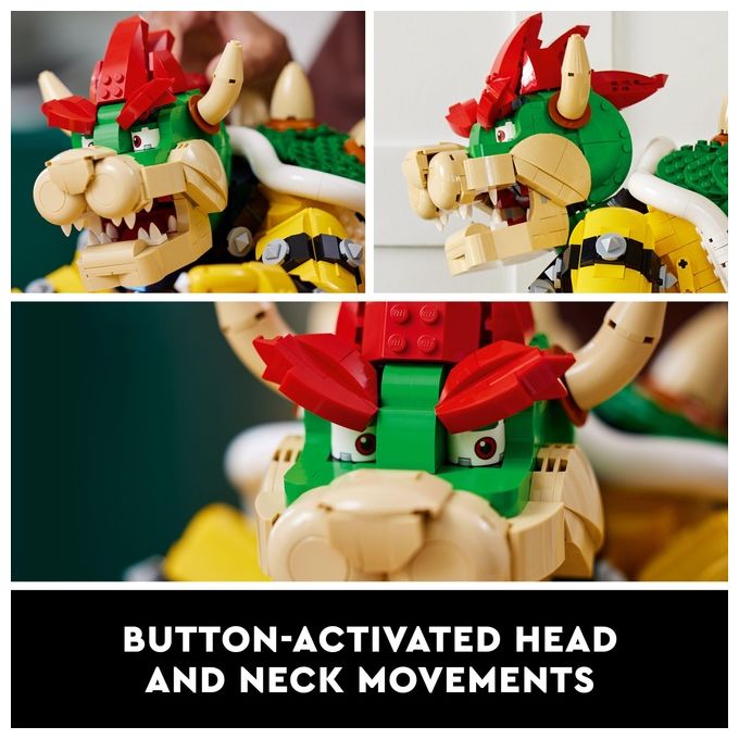 LEGO Super Mario 71411 Il Potente Bowser, Kit di Costruzioni per Adulti, Idee Regalo, Personaggio Snodabile 3D da Collezione