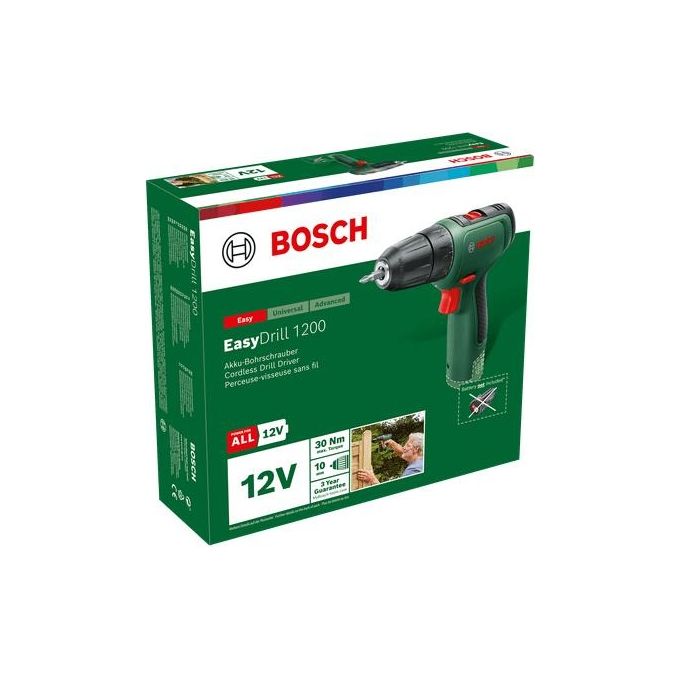 Bosch Trapano Easydrill 1200 34 Pezzi
