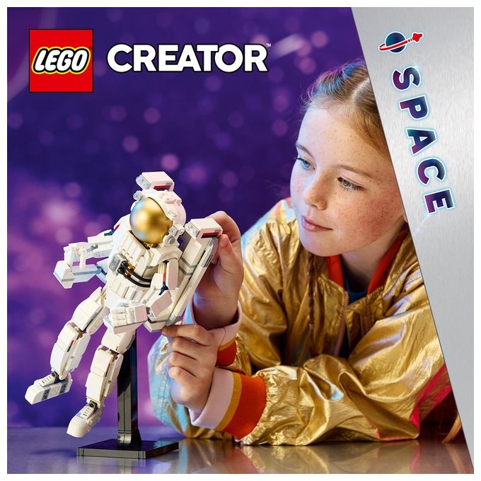 Lego 31152 Creator Set da costruzione 3 in 1 Astronauta Cane Spaziale Astronave Viper Jet 647 pezzi 9+ anni colore Multicolore