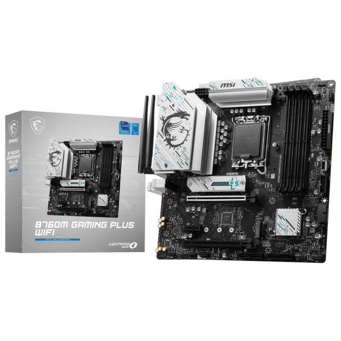 MSI B760M GAMING PLUS WIFI Scheda Madre Intel B760 LGA 1700 micro ATX