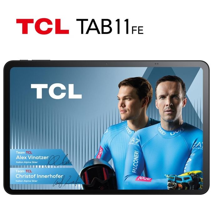 TCL Tab 11 Gen 2 FE 9465X2-2CLCA111 Tablet Android Schermo 10.95'' con tecnologia NXTVISION FHD 4GB RAM + 128GB ROM Fotocamera posteriore 8MP e frontale 5MP WiFI Grigio siderale