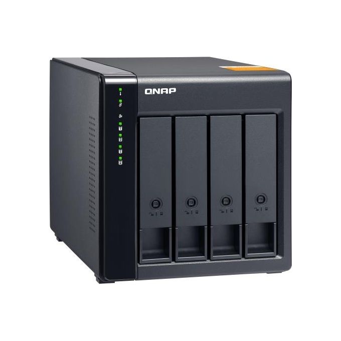 Qnap TL-D400S Contenitore di Unita' Di Archiviazione 2,5-3,5'' Enclosure Hdd-Ssd Nero-Grigio